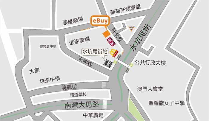 水坑尾(竹園圍店)地圖