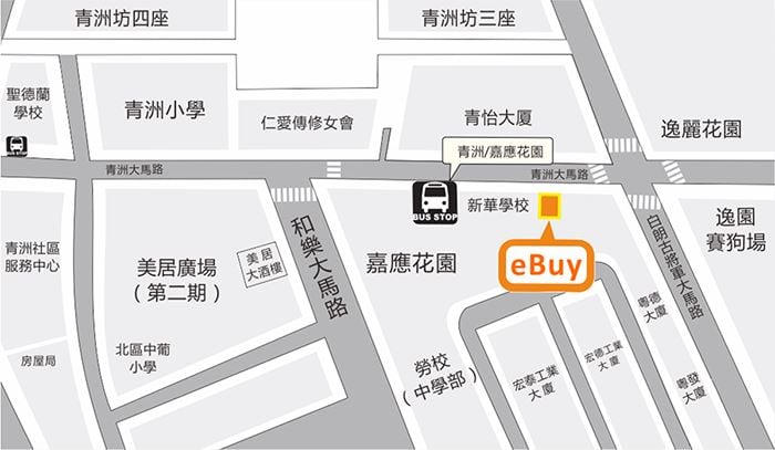 青洲（嘉應店）地圖