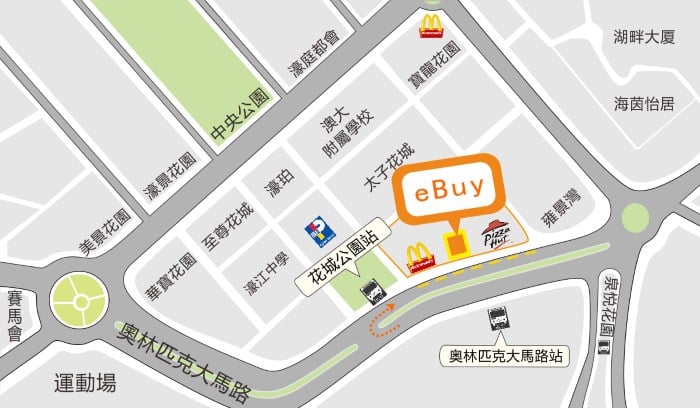 氹仔（花城店）地圖